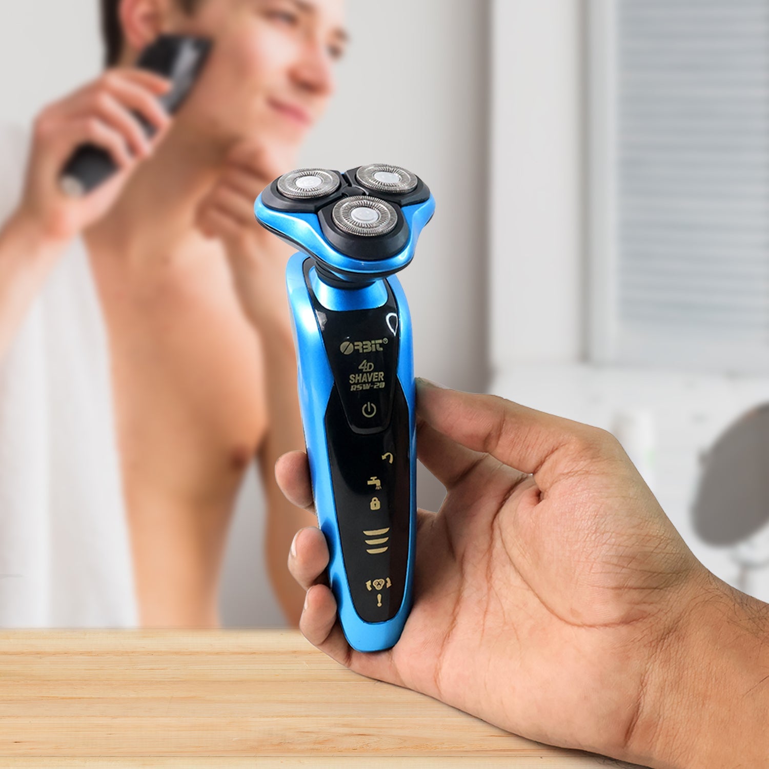Orbit 4D Rechargeable Electric Shaver (1 Pc) Orbit 4D Rechargeable Electric Shaver (1 Pc)